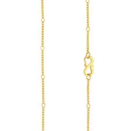 Malabar Gold BIS Hallmark (750) 18K Yellow Gold Chain for Women Daily Wear