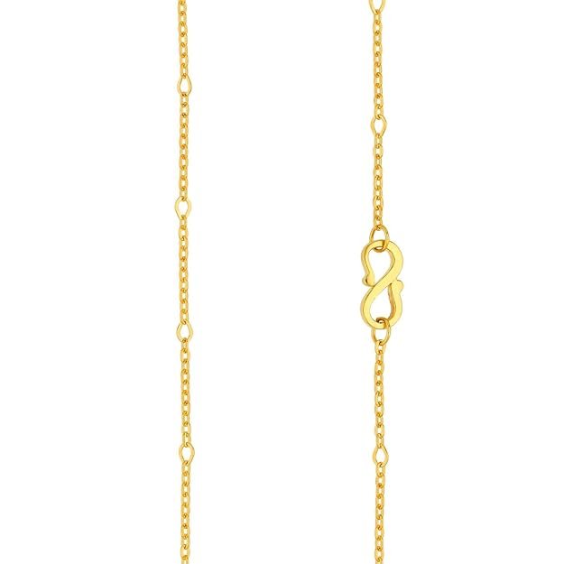 Malabar Gold BIS Hallmark (750) 18K Yellow Gold Chain for Women Daily Wear