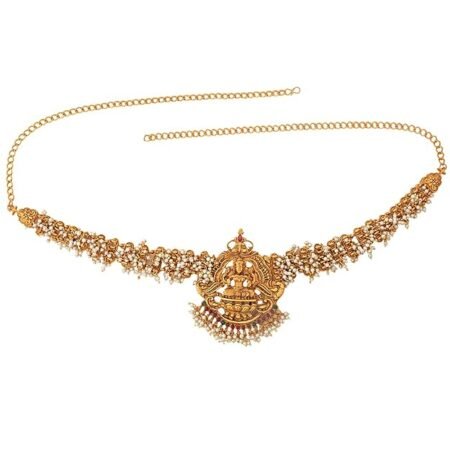 Yellow Chimes Kamarbandh For Women Gold Crystal Studded Traditional Bridal Wear