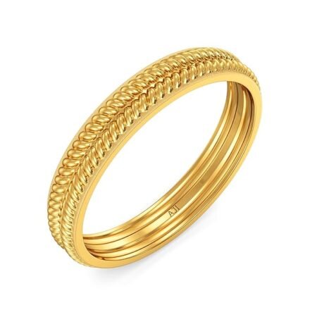 22K (916) Purity Men Elegance Band Ring For Men Daily Wear Comfort